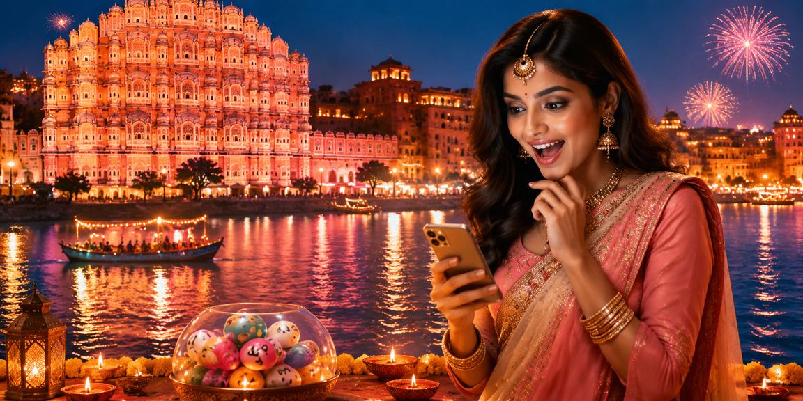 Diwali festival promotions and lottery in Jaipur